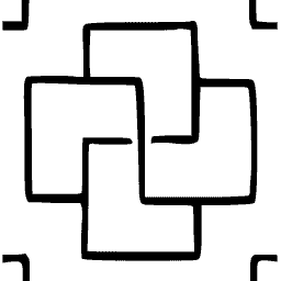 Interlocking squares