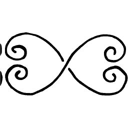 Double scroll flourish