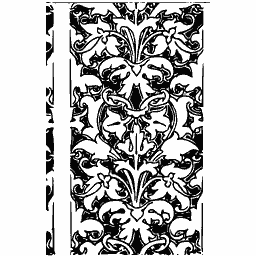 Ornate pilaster panel