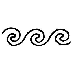 Spiral wave line