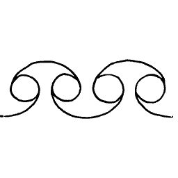 Linked spiral line