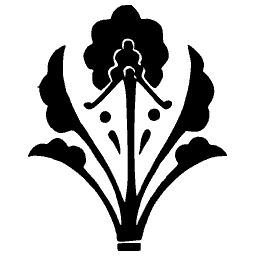 Stylised lotus panel