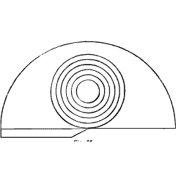 Concentric half round