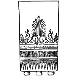 Palmette and key panel