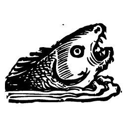 Open-mouthed fish