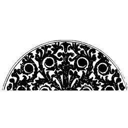 Fan-shaped foliate ornament