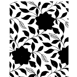 Flowering vine pattern