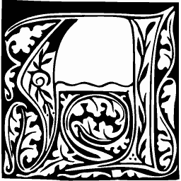 Foliate initial A 27