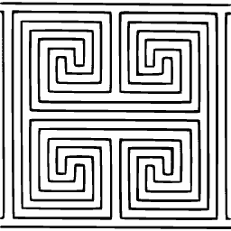 Greek key panel 01