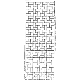 Key fret weave panel