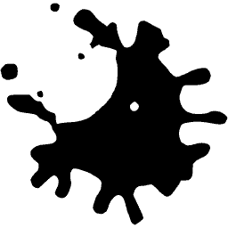 Splash with a central hole