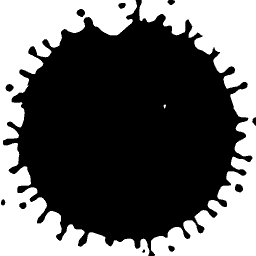 Splash with a fringed rim