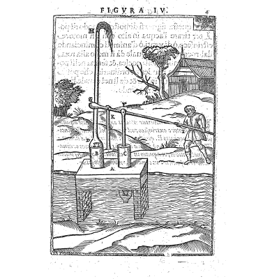 Beam-driven pump cylinders - Le Machine - 1629