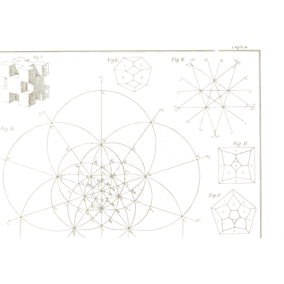 Circle construction diagram 02 - Vielecke und Vielflache: Theorie und Geschichte - 1900