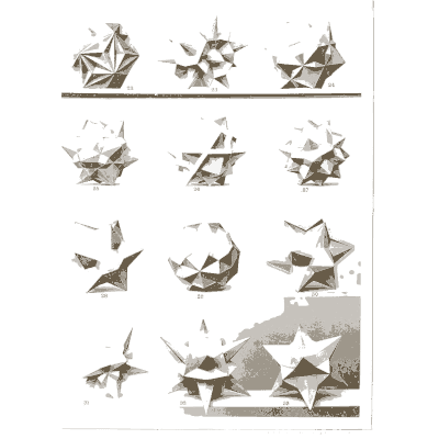 Stellated model photographs 02 - Vielecke und Vielflache: Theorie und Geschichte - 1900