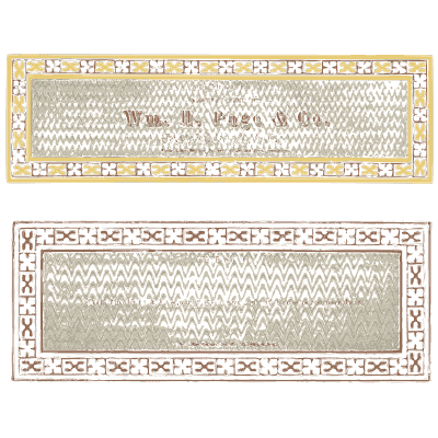 Woven and zigzag border strips - Specimens of Chromatic Wood Type, Borders etc. - 1874