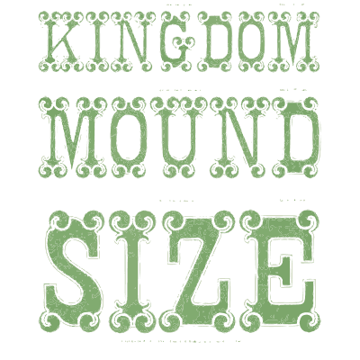 Curled serif green capitals - Specimens of Chromatic Wood Type, Borders etc. - 1874