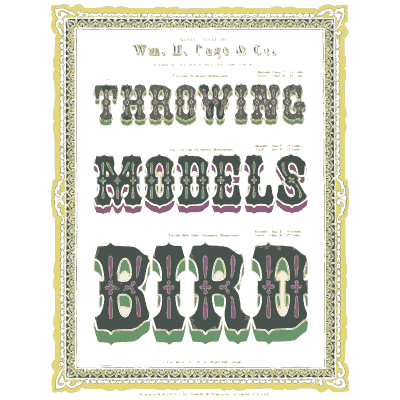 Twisted rope frame - Specimens of Chromatic Wood Type, Borders etc. - 1874