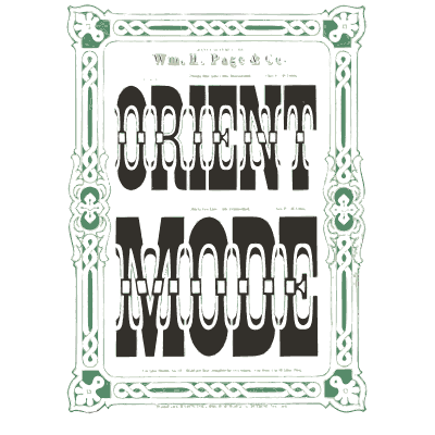 Green sprig frame - Specimens of Chromatic Wood Type, Borders etc. - 1874