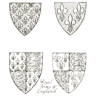Royal arms of England - Heraldry and Floral Forms as Used in Decoration - 1922