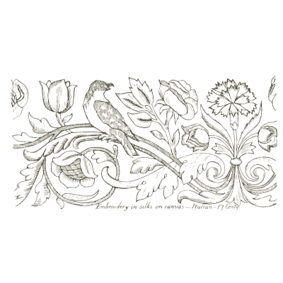 Carnation scroll - Heraldry and Floral Forms as Used in Decoration - 1922