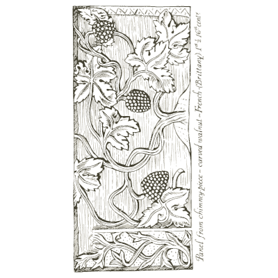 Blackberry panel - Heraldry and Floral Forms as Used in Decoration - 1922