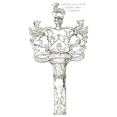 Clothworkers arms shield - Heraldry and Floral Forms as Used in Decoration - 1922