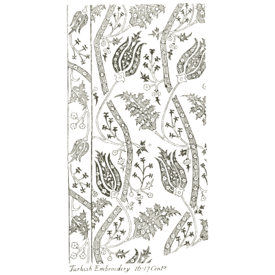 Turkish embroidery - Heraldry and Floral Forms as Used in Decoration - 1922