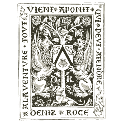 Heraldic panel with griffins - Heraldry and Floral Forms as Used in Decoration - 1922