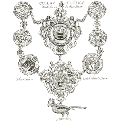 Collar of office - Heraldry and Floral Forms as Used in Decoration - 1922