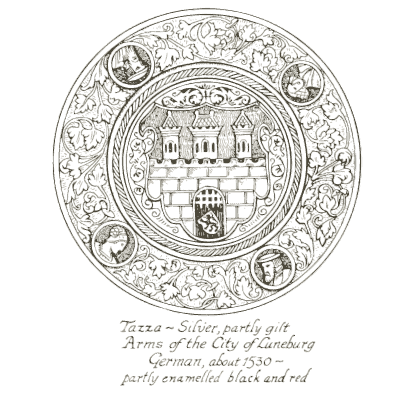Silver tazza with city arms - Heraldry and Floral Forms as Used in Decoration - 1922