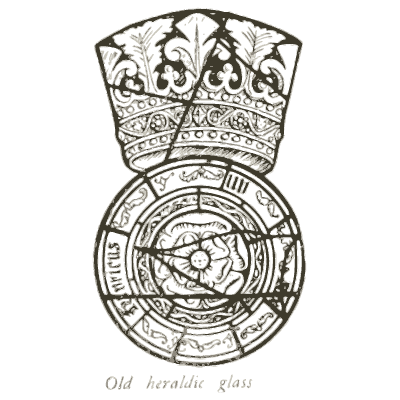 Old heraldic glass - Heraldry and Floral Forms as Used in Decoration - 1922