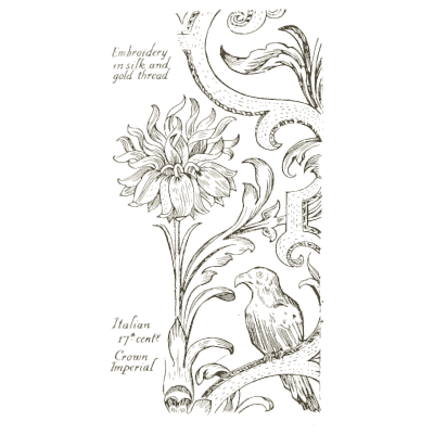 Crown imperial embroidery - Heraldry and Floral Forms as Used in Decoration - 1922