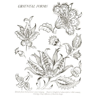 Oriental floral forms - Heraldry and Floral Forms as Used in Decoration - 1922