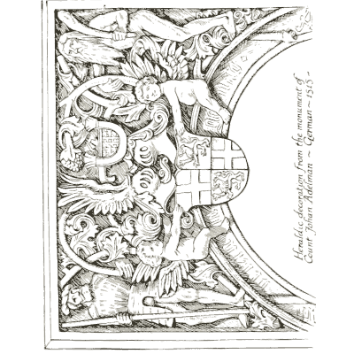 Monument heraldic arch - Heraldry and Floral Forms as Used in Decoration - 1922
