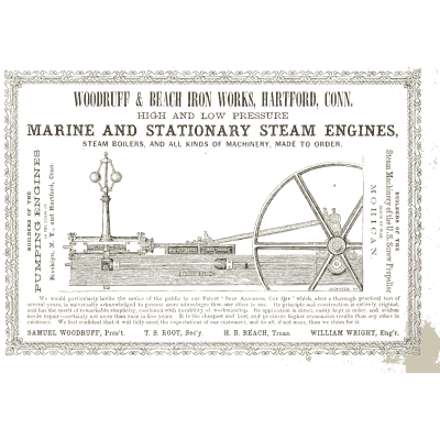 Steam engine advertisement - Illustrated Catalogue of Carriages - 1860