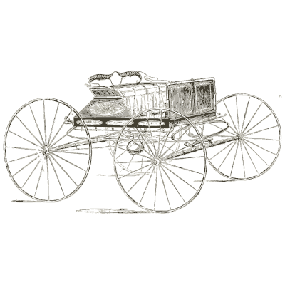 Box wagon - Illustrated Catalogue of Carriages - 1860