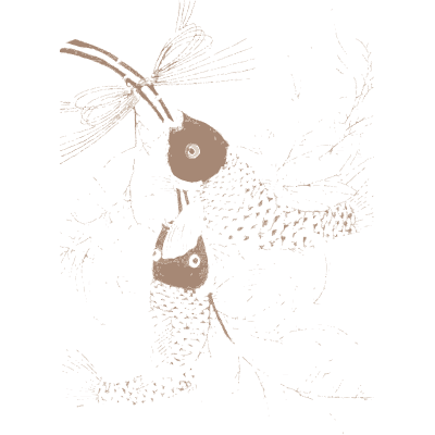 Carp with a dragonfly - A Grammar of Japanese Ornament and Design - 1880