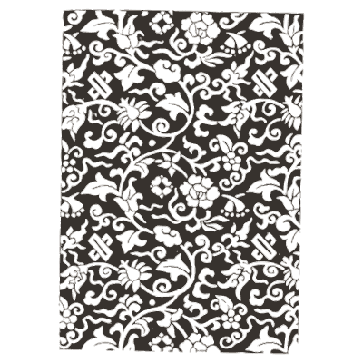 Dark floral brocade panels - A Grammar of Japanese Ornament and Design - 1880