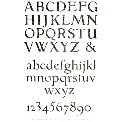 Humanist alphabet with numerals - Alphabets Old and New - 1910