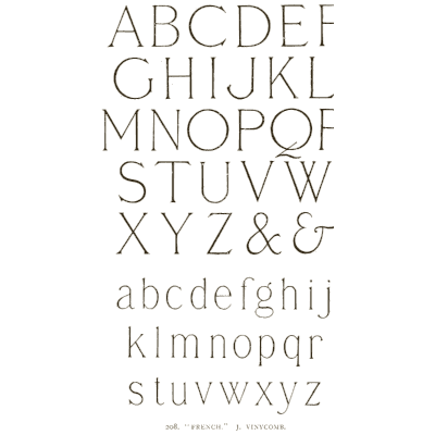 Roman capitals and lowercase 02 - Alphabets Old and New - 1910