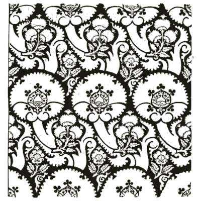 Ogee floral repeat - Pattern Design: A Book for Students - 1903