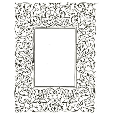 Arabesque scroll frame - Pattern Design: A Book for Students - 1903