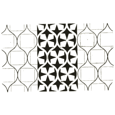 Ogee and cross pattern - Pattern Design: A Book for Students - 1903