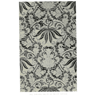 Grey damask with fleurons - Pattern Design: A Book for Students - 1903