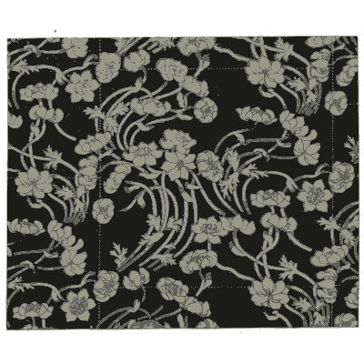 Chrysanthemum stipple repeat - Pattern Design: A Book for Students - 1903