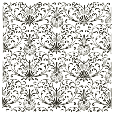Lace-like floral repeat - Pattern Design: A Book for Students - 1903