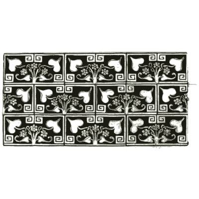 Fret and heart band - Pattern Design: A Book for Students - 1903