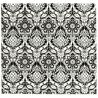 Artichoke damask repeat - Pattern Design: A Book for Students - 1903