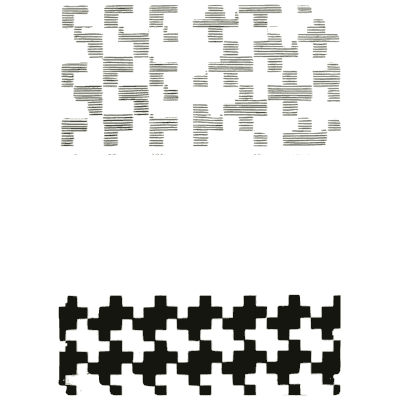 Stepped chequer patterns - Pattern Design: A Book for Students - 1903